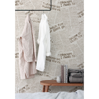 Fotobehang Vintage krantenknipsels