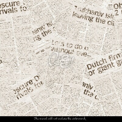 Fotobehang Vintage krantenknipsels