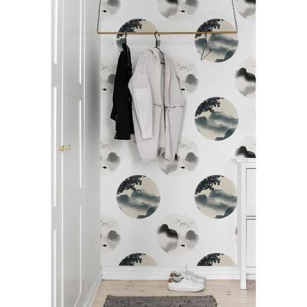 Fotobehang In de lens