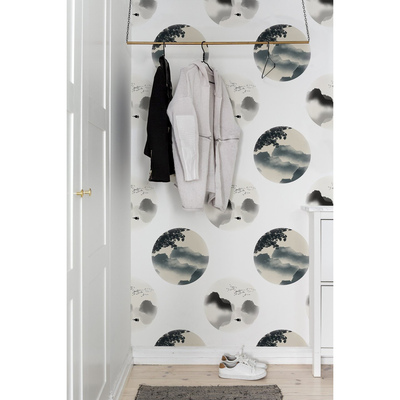 Fotobehang In de lens