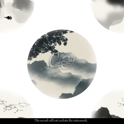 Fotobehang In de lens