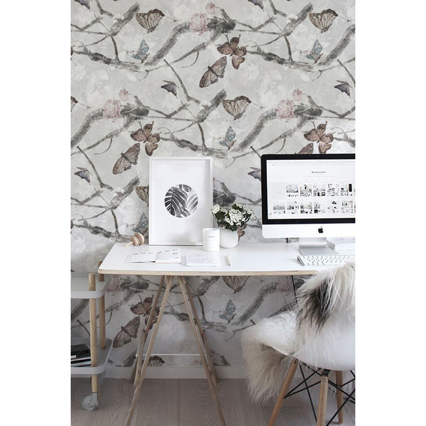 Fotobehang Vlinders in de winter