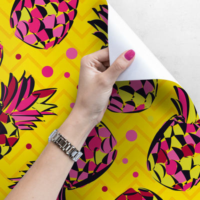 Fotobehang Gekke Ananas