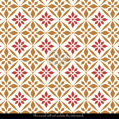 Fotobehang Betoverde mozaïek