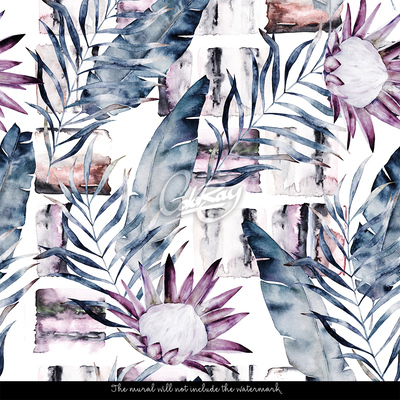 Fotobehang Onopvallende bloemen