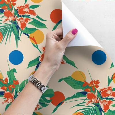 Fotobehang Hawaiiaanse zonsondergang