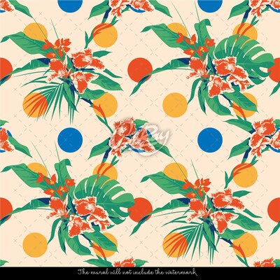 Fotobehang Hawaiiaanse zonsondergang