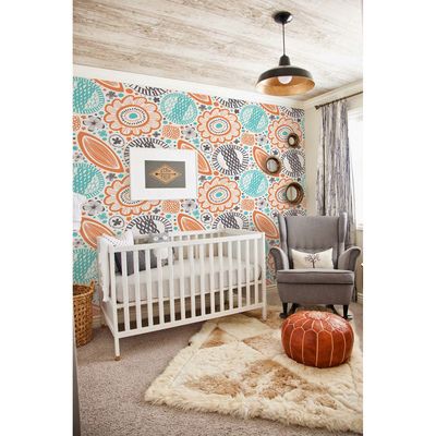 Fotobehang Lente in pasteltinten