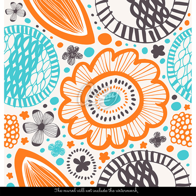 Fotobehang Lente in pasteltinten