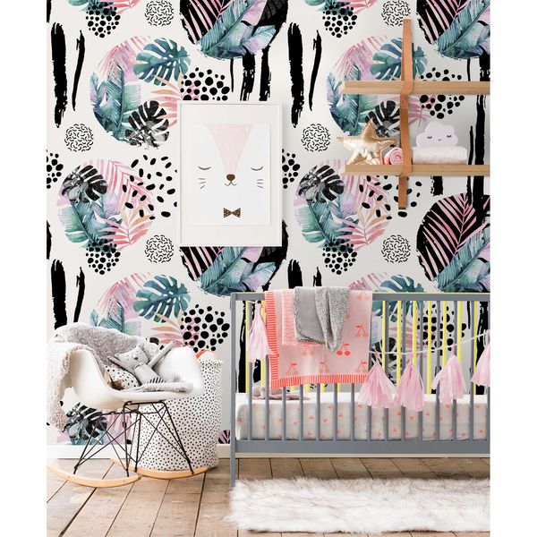 Fotobehang Regenboog Jungle