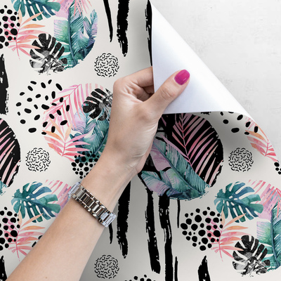 Fotobehang Regenboog Jungle