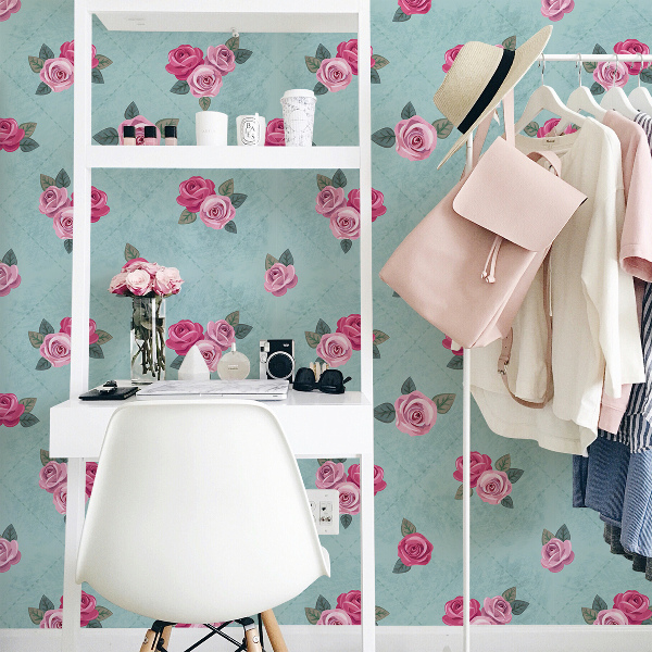 Fotobehang Delicate kleine rozen