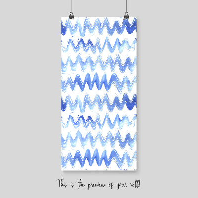 Fotobehang Aquarel golven