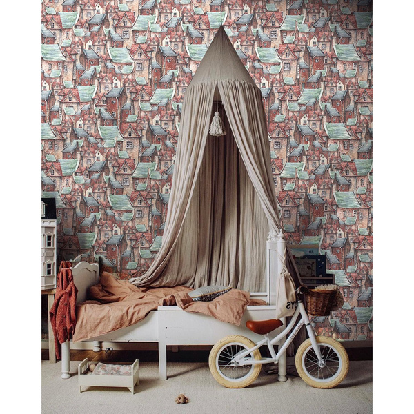 Fotobehang De hele stad heeft het erover