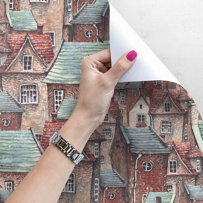 Fotobehang De hele stad heeft het erover