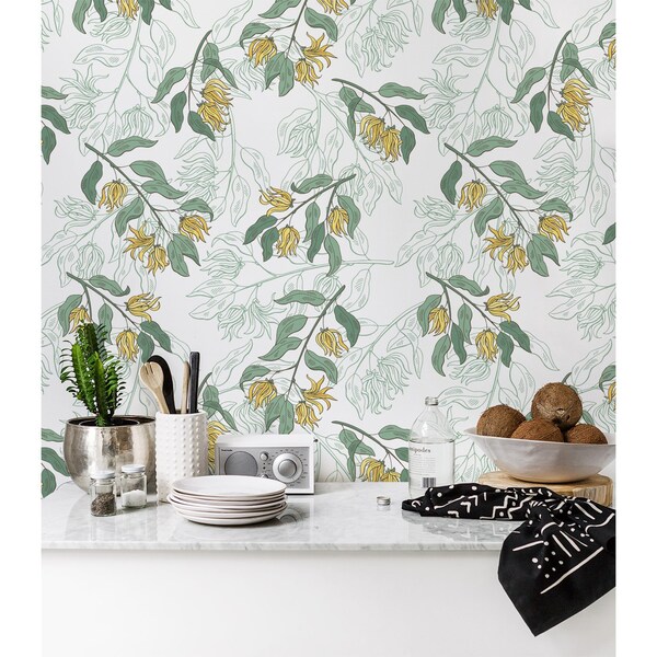 Fotobehang Het magische aroma van ylang-ylang