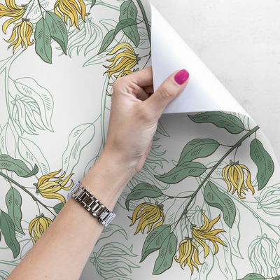 Fotobehang Het magische aroma van ylang-ylang