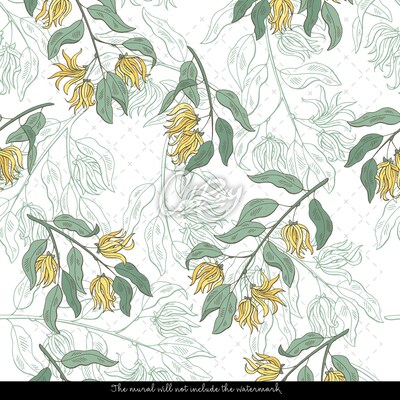 Fotobehang Het magische aroma van ylang-ylang