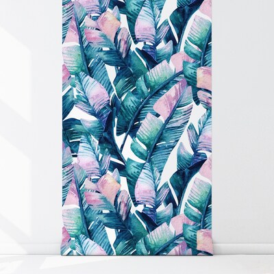 Fotobehang In het koninkrijk van de regenboogbladeren