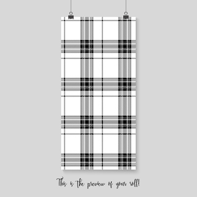 Fotobehang Klassieke zwart-witte ruit