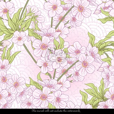 Fotobehang Bloeiende bloemen