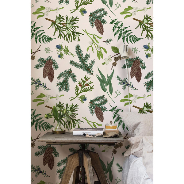 Fotobehang Laten we onder de maretak gaan