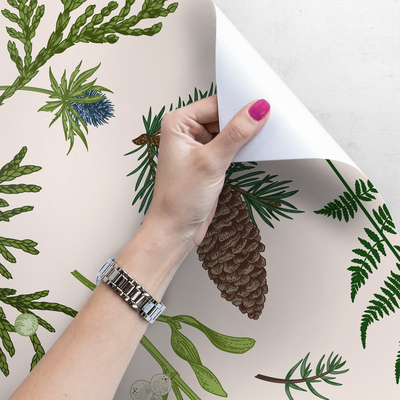 Fotobehang Laten we onder de maretak gaan