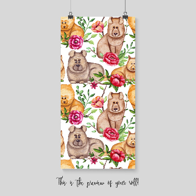 Fotobehang Lieve honden