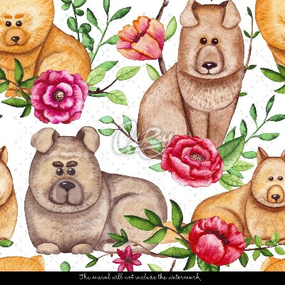 Fotobehang Lieve honden