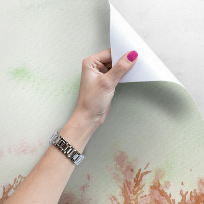 Fotobehang Weide in aquarellen