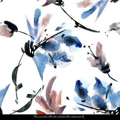 Fotobehang Minimalistische vegetatie