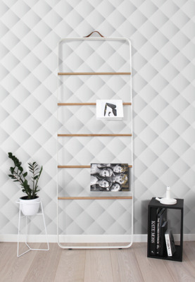 Fotobehang Gewatteerde muur