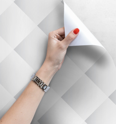 Fotobehang Gewatteerde muur