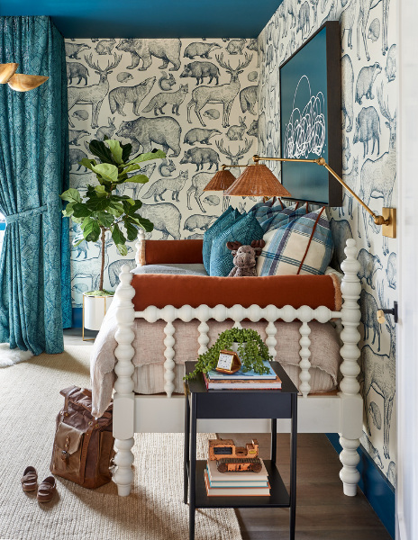 Fotobehang Bezoekende bosdieren