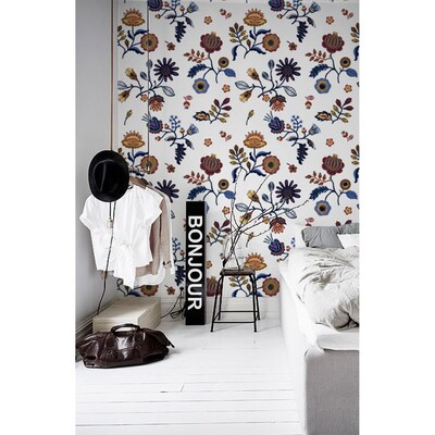 Fotobehang Weide vol bloemen