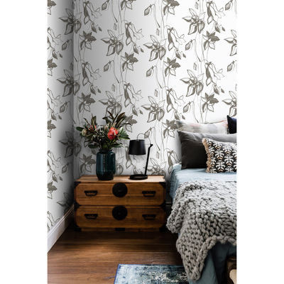 Fotobehang Vintage bloemen