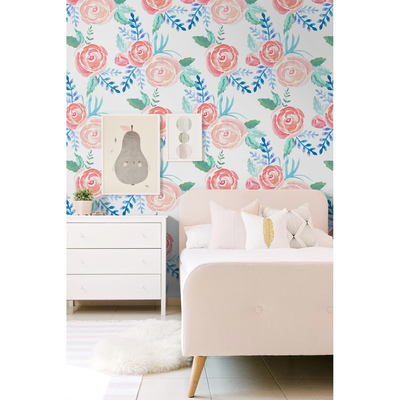 Fotobehang Engelse stijl bloemen