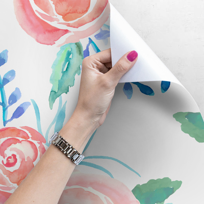 Fotobehang Engelse stijl bloemen