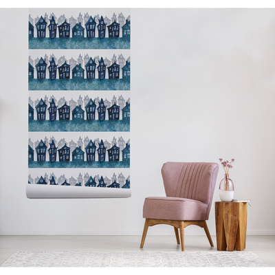 Fotobehang Onze hele straat