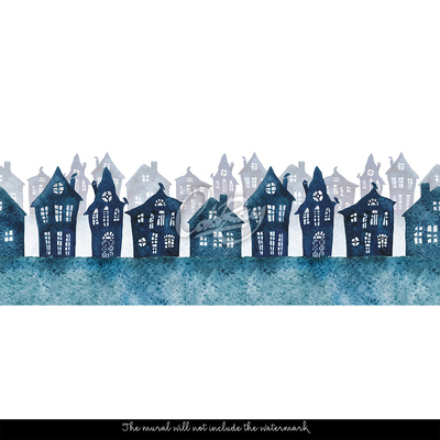 Fotobehang Onze hele straat