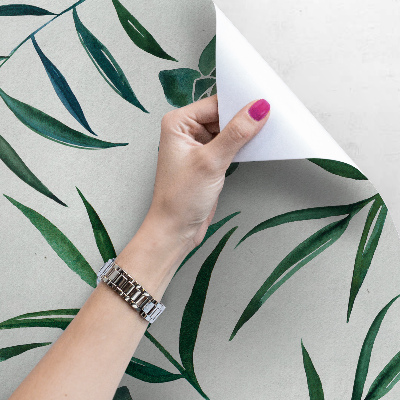 Fotobehang Charmante vetplanten in bladeren