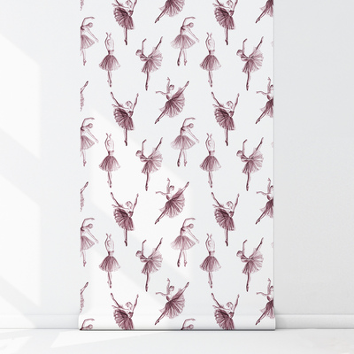 Fotobehang Dansende ballerina's