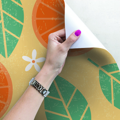 Fotobehang Of misschien een beetje sinaasappel?