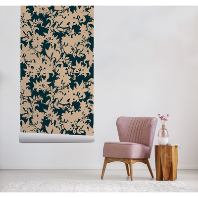 Fotobehang Ik zag de Schaduw van de Bloemen