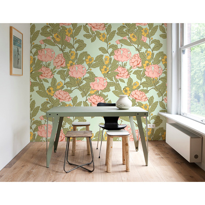 Fotobehang Komische bloemen