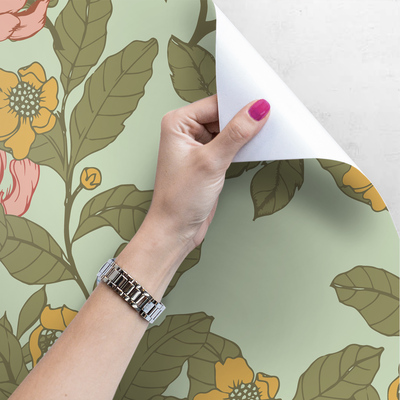 Fotobehang Komische bloemen