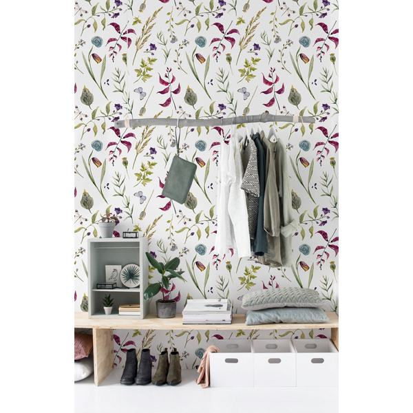 Fotobehang Bloemige rust