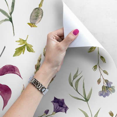 Fotobehang Bloemige rust