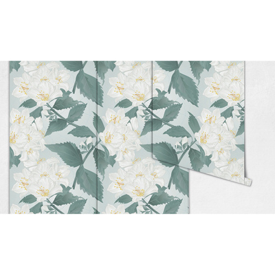 Fotobehang Bloemen bloeien in de ochtend