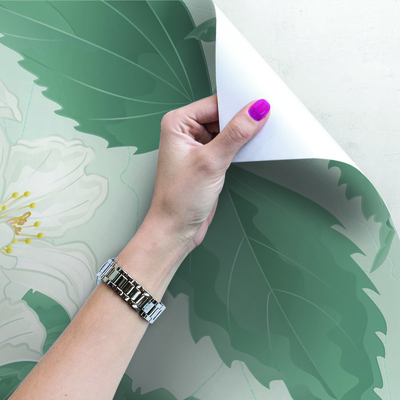 Fotobehang Bloemen bloeien in de ochtend